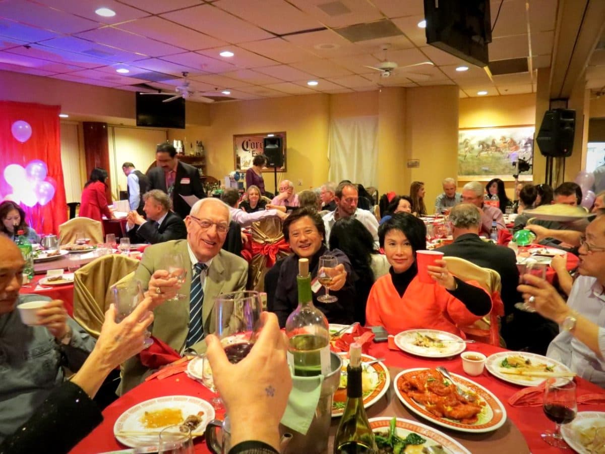 Guests gathered for a JIMA banquet