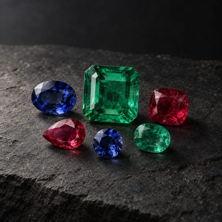 Colored gemstones
